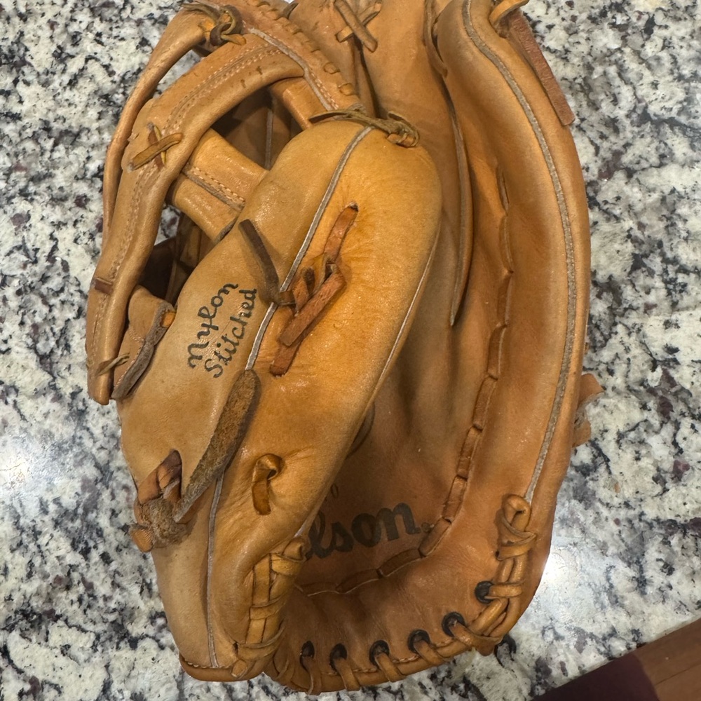 Wilson Tan Leather Sports Glove right hand throw 13 inches